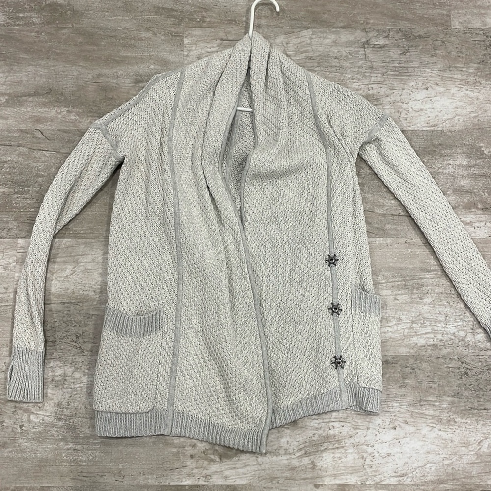 Lululemon gray cardigan sweater size 2